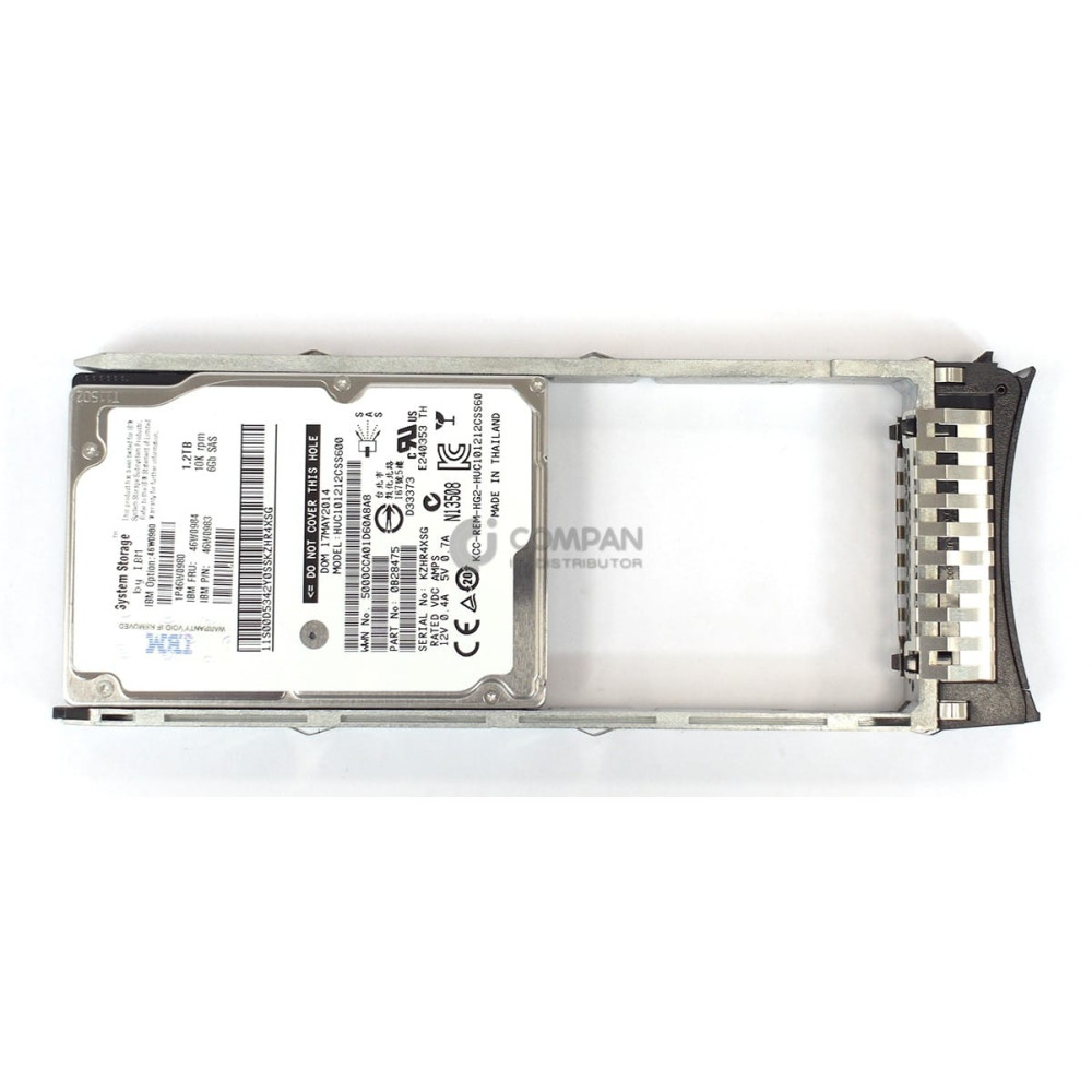 46W0984 IBM HDD 1.2TB 10K SAS 6G 2.5" SFF HOT-SWAP FOR IBM EXP3524